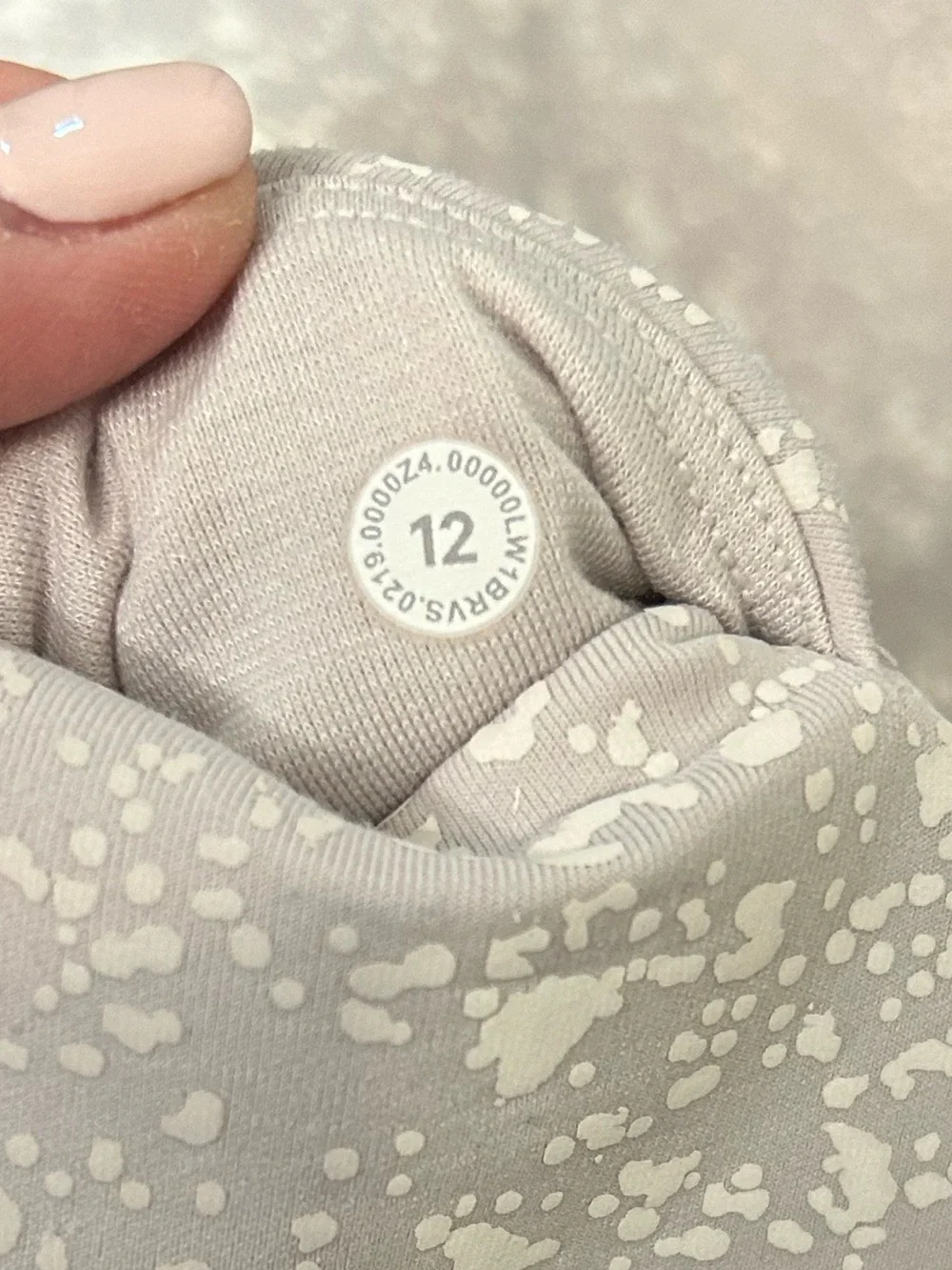 lululemon athletica Space-Dye Taupe Speckled Cropped Tank